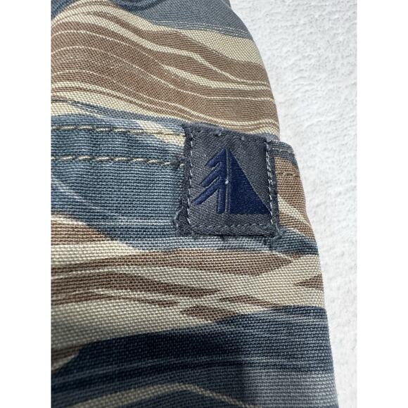 L.L.Bean Riverton Print Cargo Shorts Size 36 Rare Camo Nylon Blend VHTF - Picture 7 of 9